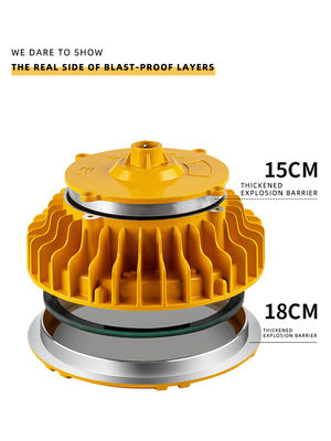 100W IP66 Aluminiumlegering LED-schijnwerper Explosieveilige verlichtingsarmaturen voor gevaarlijke locaties
