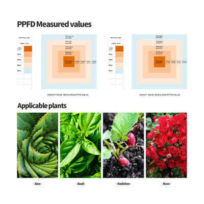 400W Vermogen Output Volledig Spectrum LED Kweeklamp met Verstelbare Ophanghoogte voor Binnenplantengroei
