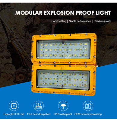 IP65 Outdoor Industrial LED Explosion Proof Lighting met aluminiumhousing en 100W vermogen
