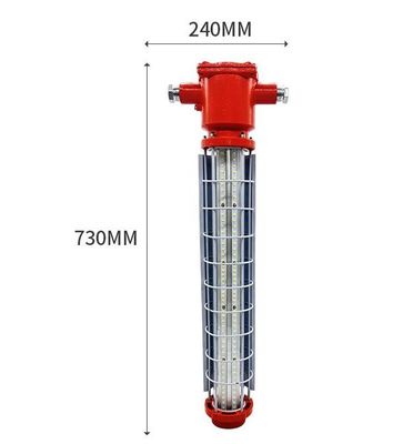 2700K-6500K LED explosiebestendige lineaire lichtcorrosiebestendig WF2