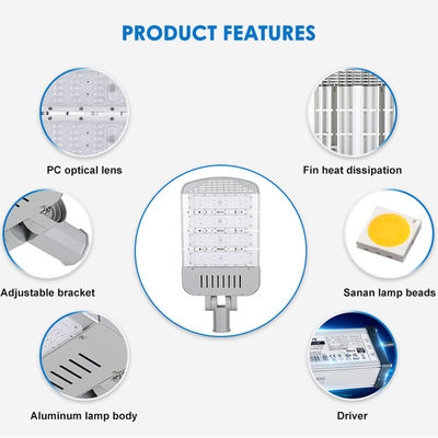 Robuust en duurzaam UV-bestrijdend LED straatlicht IP65 SMD3030