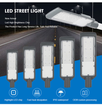 3000-6500K IP66 Waterdichte Spuitgiet Aluminium LED Straatlantaarn voor Buitenwegen en Parkeerplaatsen