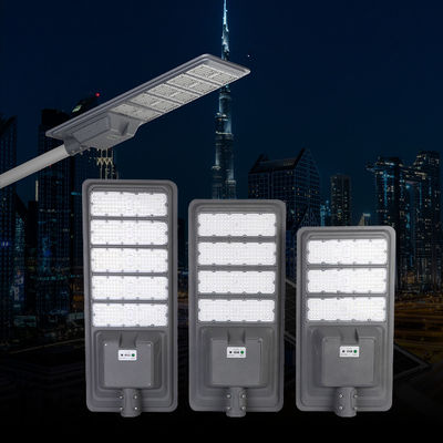 Alles-in-één LED Solar Straatlantaarn met 400W/600W/800W Vermogen, Radarsensor + Lichtregeling + MPPT, en 50000-Uur Levensduur