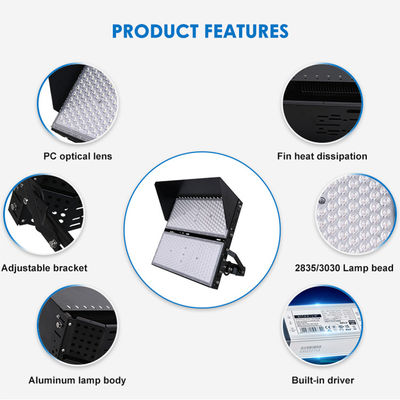 Buiten voetbalstadion Tennisbaanverlichting Ip66 Hoog mast licht Floodlight 400w 800w 1200w Led Stadium Flood Lights