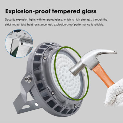 IP65 waterdichte industriële high bay lamp met 5500-6500K kleurtemperatuur en aluminium + gehard glas constructie