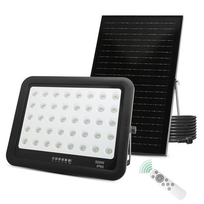 Zwarte ABS Solar Licht Afstandsbediening 50w 100w 200w 300w 400w 500w Led Solar Schijnwerper