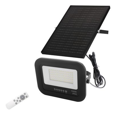 Hoog lumen buitenzonnewerkkamerlamp Ip65 Control Aluminium Zonne-Led Flood Light