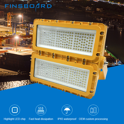 Fabriek Werkplaats Aluminium gehard glas LED explosiebestendige verlichting 150W 300W 600W
