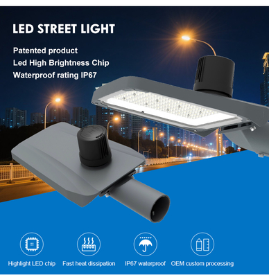 Outdoor Weg Nieuwe Afneembare Driver LED Straatlantaarn Aluminium 50w 100w 150w 200w