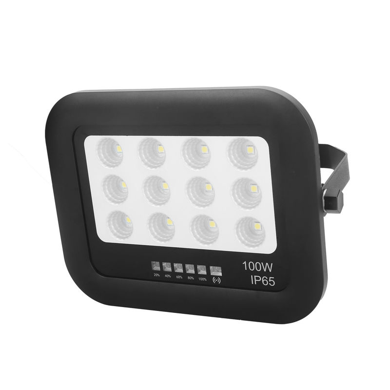 Buiten Tuin Ip65 ABS Gehard Glas Zonne Lamp Schijnwerper 100w Led Zonne Schijnwerper