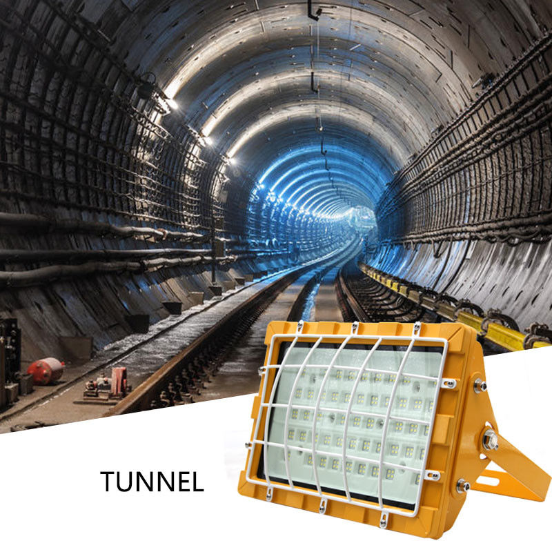 Explosiebestendige LED-stroomlamp met Ex d IIC T6 standaard IP65 waterdicht en 5500-6500K kleurtemperatuur voor gevaarlijke locaties