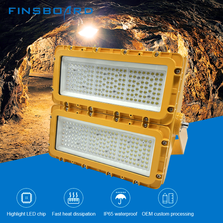 Fabriek Werkplaats Aluminium gehard glas LED explosiebestendige verlichting 150W 300W 600W