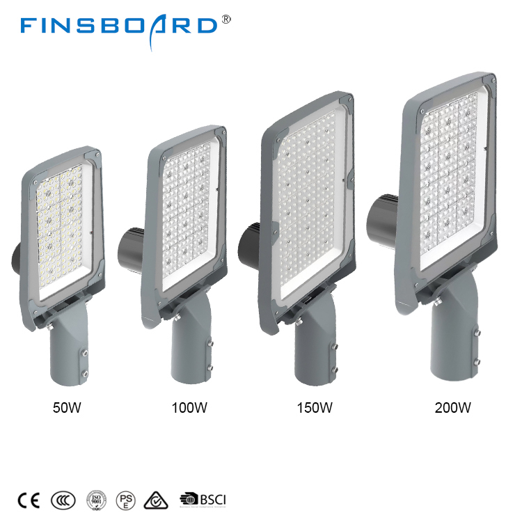 Ip67 Die-Cast Aluminium 50w 100w 150w 200w Light Control Integrated Led Street Light