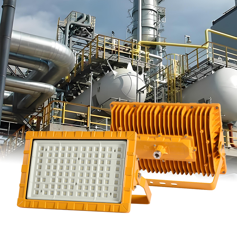 Industriële LED-explosiebestendige verlichtingsinstallaties IP66 50W 100W 150W 200W