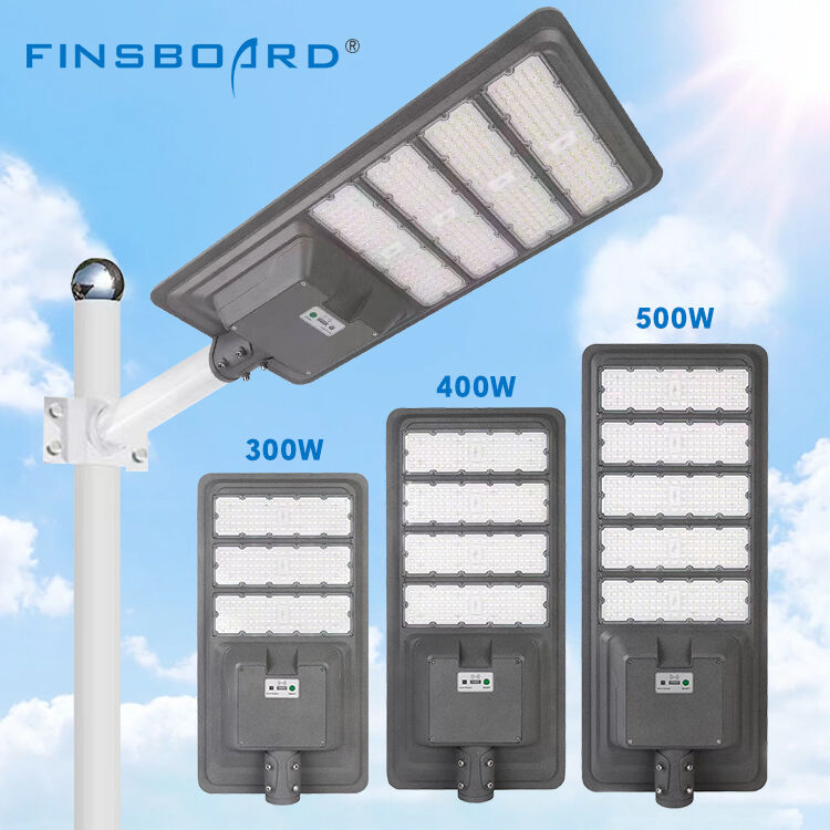 Bewegingssensor IP65 SMD All in One Solar Street Light Parkeerterrein Solar Street Lamp