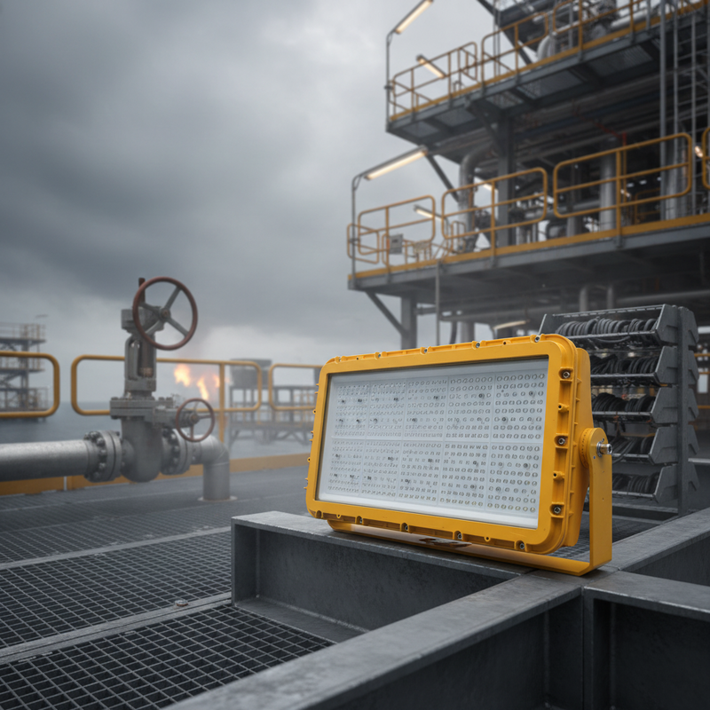 600W hoogvermogend LED-explosiebestendige overstromingslicht met ATEX Ex db mb IIB T6-certificering en 60° straalhoek
