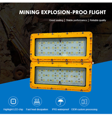 Modulaire LED-explosiebestendige verlichting 100w 200w Voor gevaarlijke gebieden