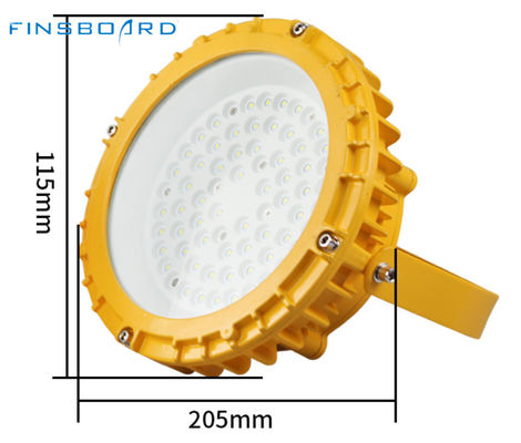 WF2 IP66 waterdicht gebogen glazen schaduw-explosiebestendige LED-lamp