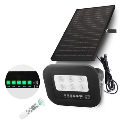 50 Watt LED Solar Licht IP65 Volledig Zwart Monokristallijn Silicium Zonnepaneel