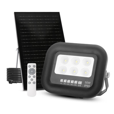 Buitenverlichting Zwart ABS Zonnelicht Afstandsbediening 50w Led Zonneverlichting