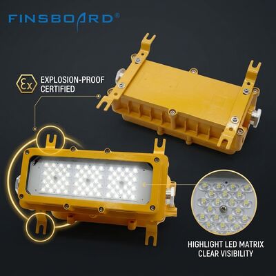 IP65 Weerbestendig 600W LED Explosiebestendig licht LUMILEDS LM-80 ATEX Ex db mb IIb T6 -40C/60C Armatuur voor explosiegevaarlijke omgevingen
